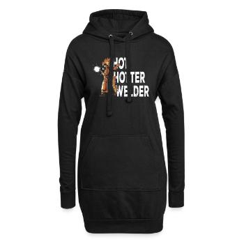Soudeurs soudeurs - Sweat-shirt à capuche long Femme - noir - Devant