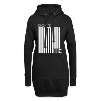 Stop Mimimi – Machen, statt Jammern - Hoodie-Kleid - Schwarz - Vorne