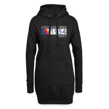 Retro SiFi Legendary since May 1954 - Geburtstag - Hoodie-Kleid - Schwarz - Vorne