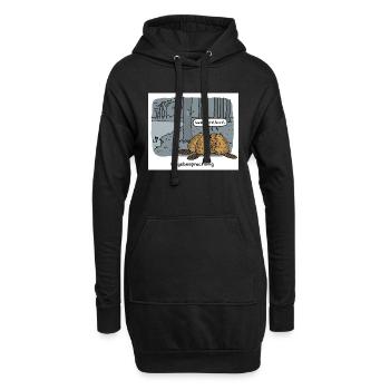 Capture d’écran 20241122 183047 Facebook 2 - Sweat-shirt à capuche long Femme - noir - Devant