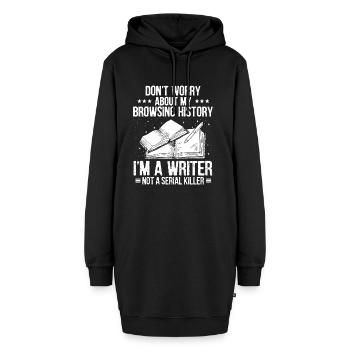 Autor Schreiber Verfasser Schöpfer Schreiben Roman - Hoodie-Kleid - Schwarz - Vorne