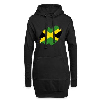 Drapeau jamaïcain Drapeau jamaïcain Jamaïque Vintage - Sweat-shirt à capuche long Femme - noir - Devant