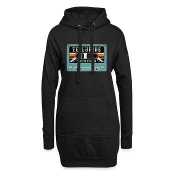 Vintage Telluride Mountain Ski - Hoodie Dress - black - Front