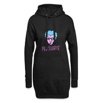 Mad Scientist Geschenkidee - Hoodie-Kleid - Schwarz - Vorne