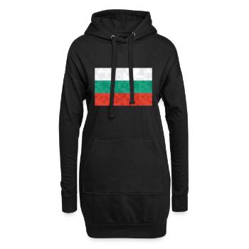 Bulgarien Flagge Bulgarische Fahne Goldstrand - Hoodie-Kleid - Schwarz - Vorne