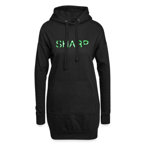 Sharp Clan black hoodie - Hoodie Dress