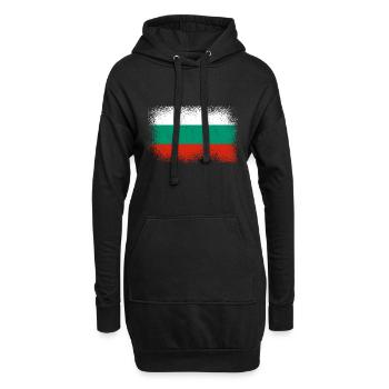 Bulgarien Flagge Bulgarische Fahne Goldstrand - Hoodie-Kleid - Schwarz - Vorne