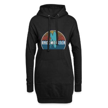 bademeister - Hoodie-Kleid - Schwarz - Vorne