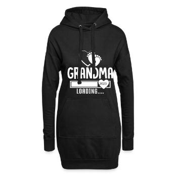 2023 Grand-mère Chargement Future Grand-mère 2023 Grand-mère - Sweat-shirt à capuche long Femme - noir - Devant