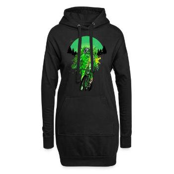VTT Vélo Nature Vélo de Route Vélo VTT Biker - Sweat-shirt à capuche long Femme - noir - Devant