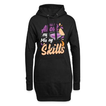 Cocktail Drink Mixing Bottle - Sweat-shirt à capuche long Femme - noir - Devant