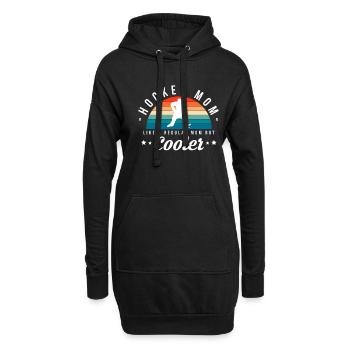 Hockey Mom Like A Regular Mom But Cooler - Hoodie Dress - black - Front