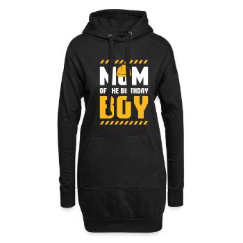 Maman du cadeau de chemise de garçon d’anniversaire - Sweat-shirt à capuche long Femme - noir - Devant