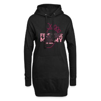 First Time Mommy Est. 2023 Shirt Geschenk - Hoodie-Kleid - Schwarz - Vorne