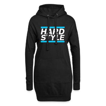 Hardstyle - Sweat-shirt à capuche long Femme - noir - Devant