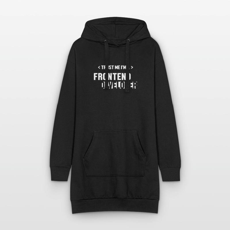 Trust Me I'm Frontend Developer Developer Hoodie-Kleid
