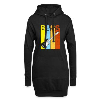 Cadeau de bassiste bassiste bassiste bassiste - Sweat-shirt à capuche long Femme - noir - Devant