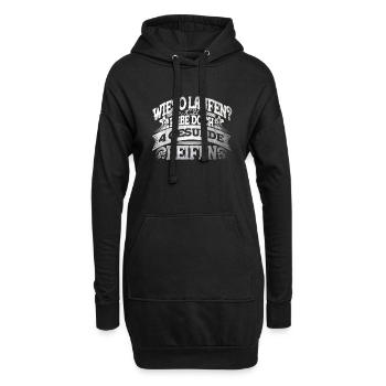 4 Gesunde Reifen KFZ-Mechaniker Auto Schrauber - Hoodie-Kleid - Schwarz - Vorne