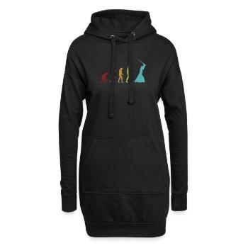 Kendo Evolution Kenjutsu Kata Shinai Samurai Kendo - Hoodie-Kleid - Schwarz - Vorne