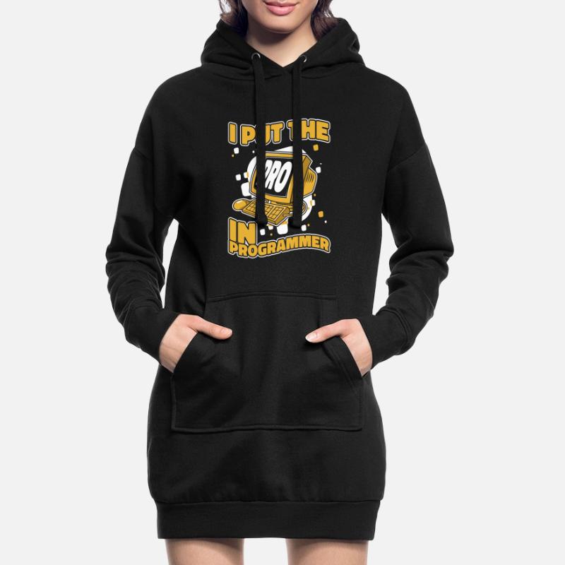 J’ai mis le pro dans Programmeur Developer Coder Sweat-shirt à capuche long Femme