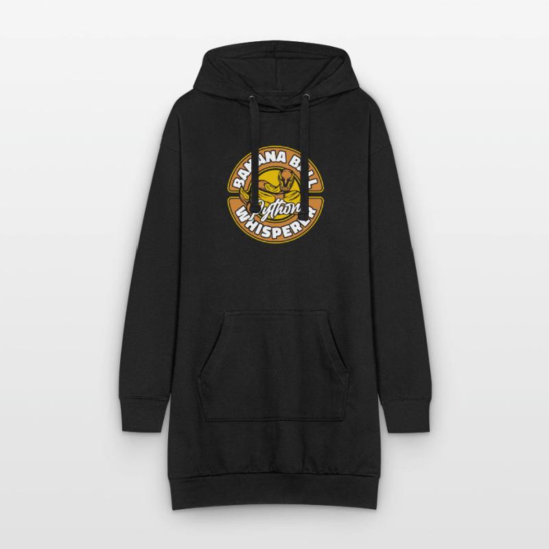 Banana Ball Python Whisperer Python Banana Ball Hoodie-Kleid