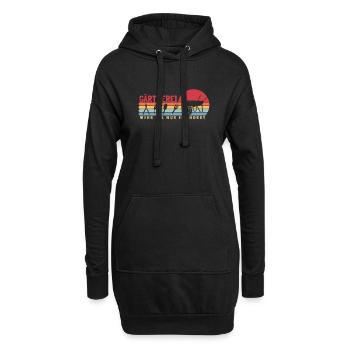 Gärtnerei mehr als ein Hobby Gartenbau Gärtner - Hoodie-Kleid - Schwarz - Vorne