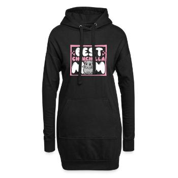 Best Chinchilla Mom Shorttail Long Tail - Hoodie Dress - black - Front