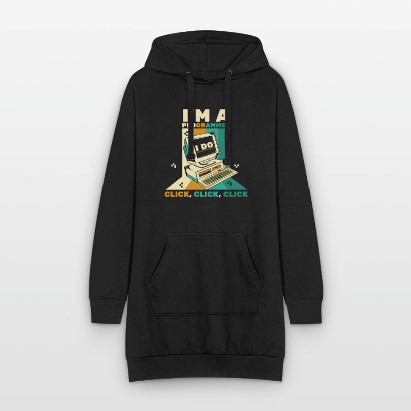 I'm A Programmer Click Softwareingenieur Coder Hoodie-Kleid