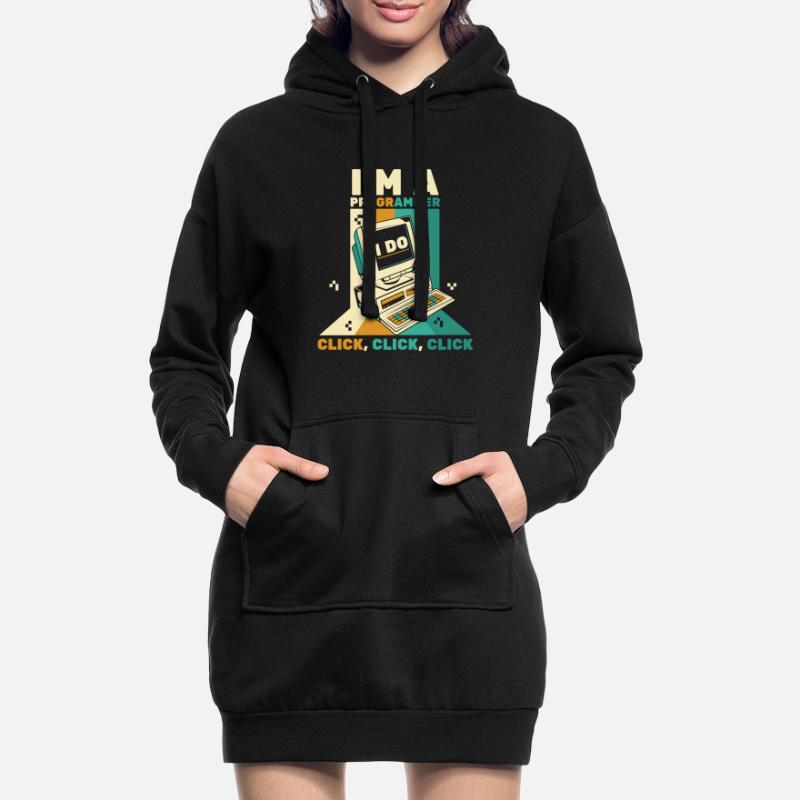 I'm A Programmer Click Softwareingenieur Coder Hoodie-Kleid