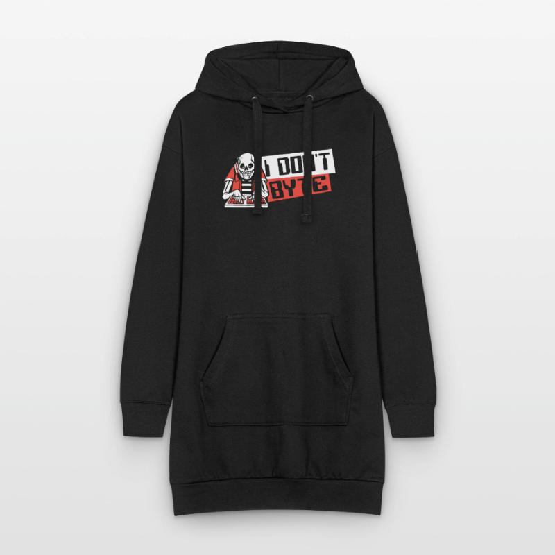 I Don't Byte Softwareingenieur Developer Coder Hoodie-Kleid