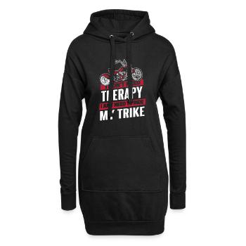 J’ai juste besoin de conduire mon Trike Trikebike - Sweat-shirt à capuche long Femme - noir - Devant