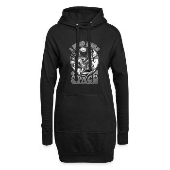 I Need More Space Cosmonaut Spaceship Taikonaut - Hoodie Dress - black - Front