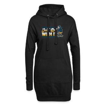 Just Roll With It Skatepark Skatergirl Skaterboy - Hoodie-Kleid - Schwarz - Vorne