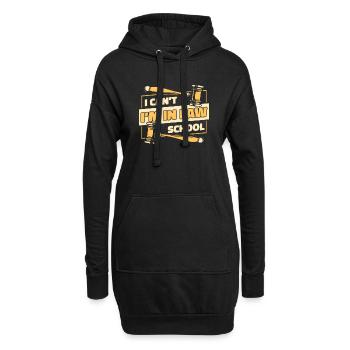Je ne peux pas, je suis à la faculté de droit Faculté de droit Université - Sweat-shirt à capuche long Femme - noir - Devant