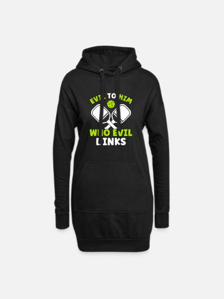 Pickleballspieler Böse Für Ihn Pickleball Männer - Hoodie-kjole - sort