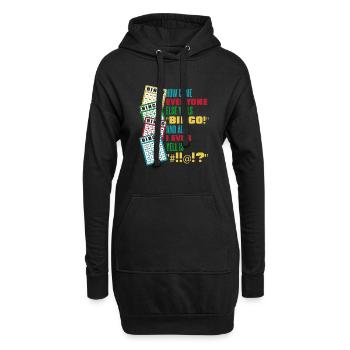 How Come Everyone Else Yells Bingo Daubers Caller - Hoodie Dress - black - Front
