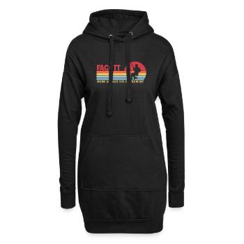 Fagott mehr als ein Instrument Aerophone Music - Hoodie-Kleid - Schwarz - Vorne