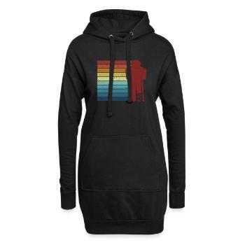 Retro Broken Arm Leg Broken Bone Broken Finger - Hoodie Dress - black - Front