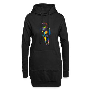 Opéra Maison Ténor Chanteur Chanteur Amoureux Opéra - Sweat-shirt à capuche long Femme - noir - Devant