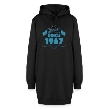 Cadeau du 56e anniversaire Spectaculaire depuis 1967 - Sweat-shirt à capuche long Femme - noir - Devant