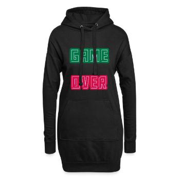 Fin de partie, niveau d’achèvement débloqué - Sweat-shirt à capuche long Femme - noir - Devant