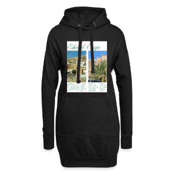 URBEX_PESCADERIA - Hoodie-Kleid - Schwarz - Vorne