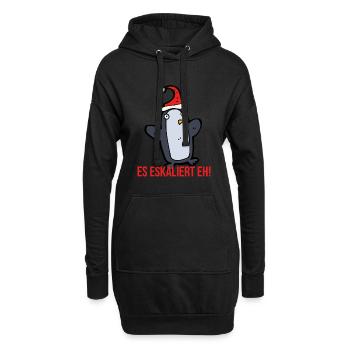 De toute façon, ça s’intensifie ! - Sweat-shirt à capuche long Femme - noir - Devant