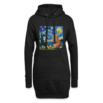easter bunny, easter, bunny, happy easter, easter eggs - Hoodie Dress - black - Front