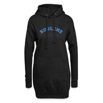 Koblenz - Hoodie-Kleid - Schwarz - Vorne