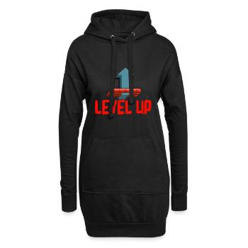 Motivation. - Sweat-shirt à capuche long Femme - noir - Devant