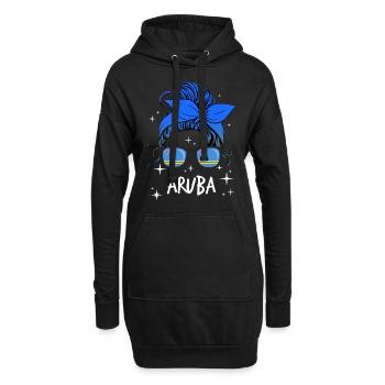Aruba - Hoodie-Kleid - Schwarz - Vorne