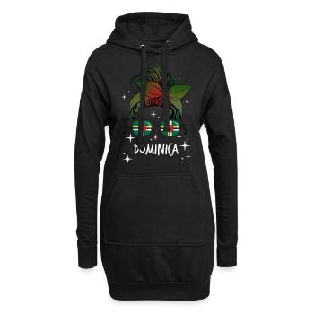 Dominica - Hoodie-Kleid - Schwarz - Vorne