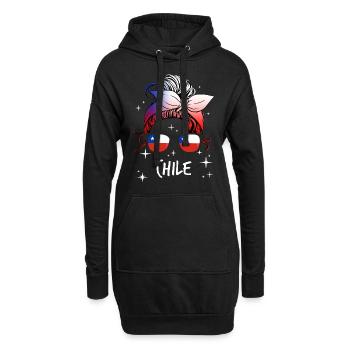 Chile - Hoodie-Kleid - Schwarz - Vorne