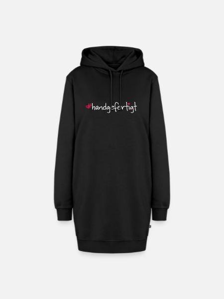 #handgefertigt - Hoodie-Kleid - Schwarz
